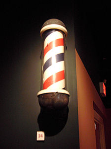 barber pole - barbershop