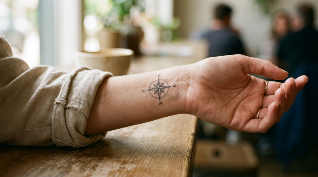 Tatuagem de Bussula
