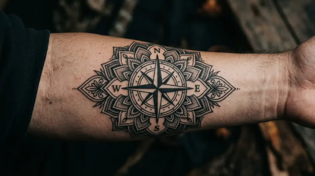 Tatuagem de Bussula