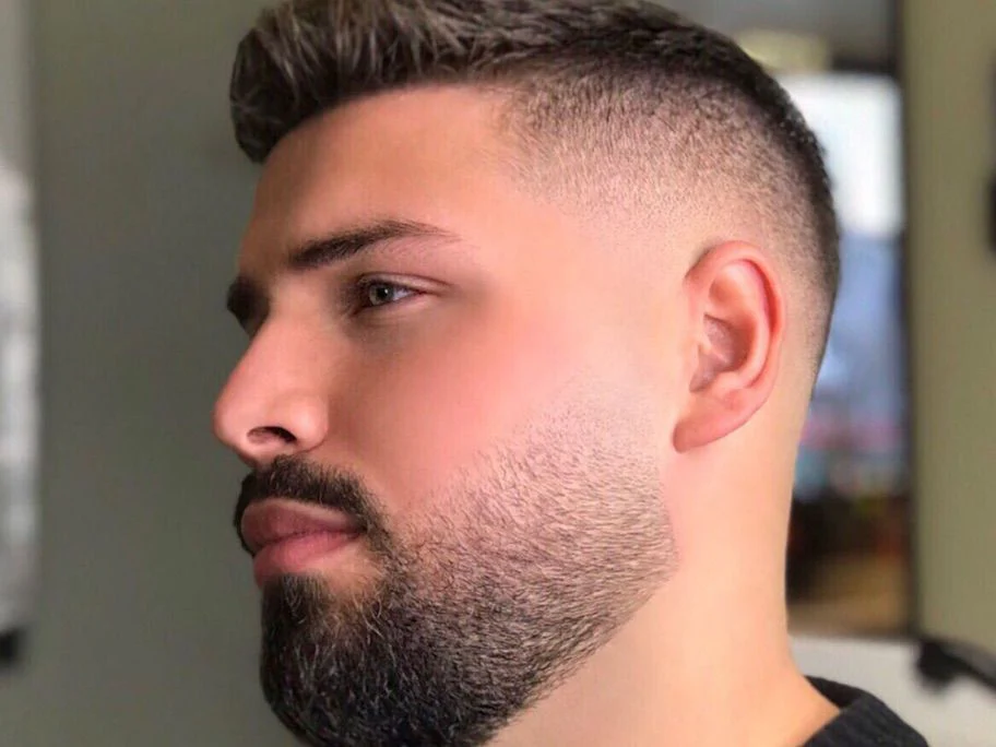 barba degradê masculina fade beard