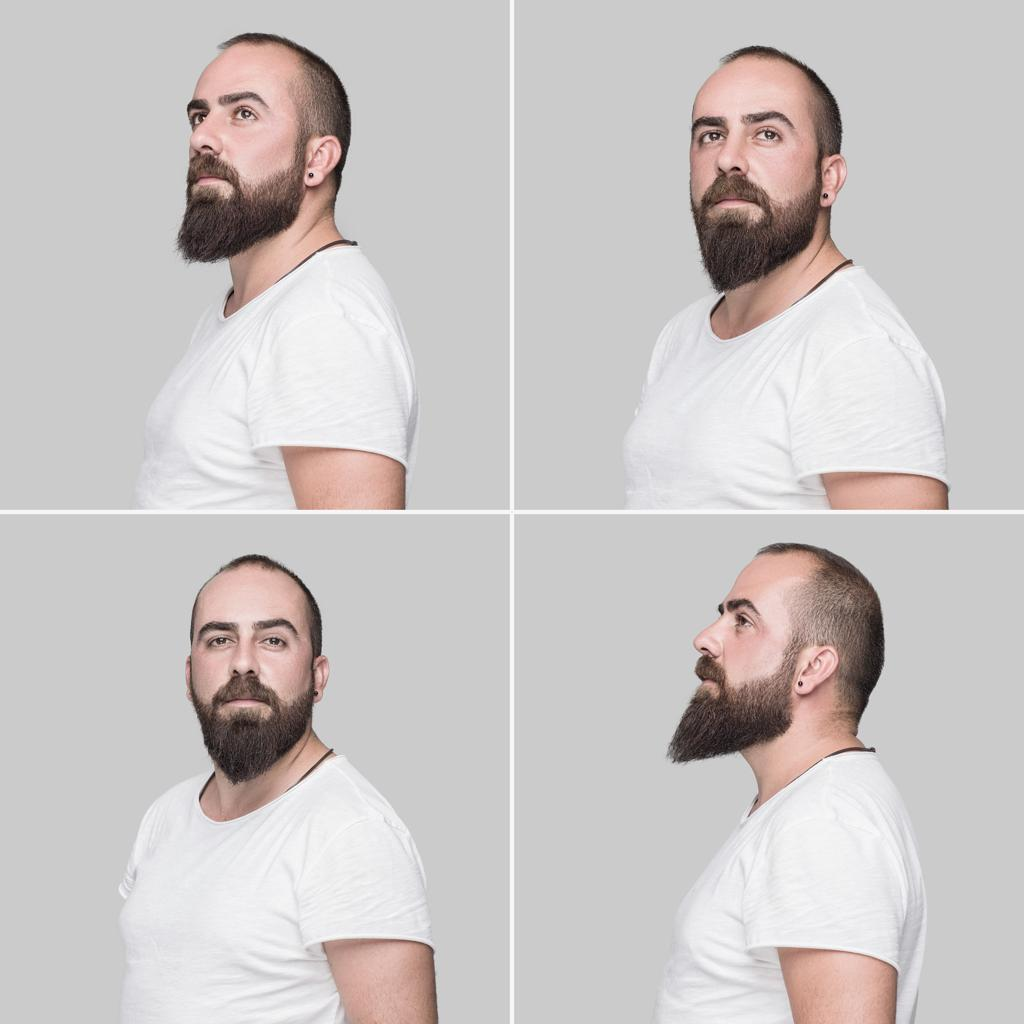 estilo de barba cheia masculina