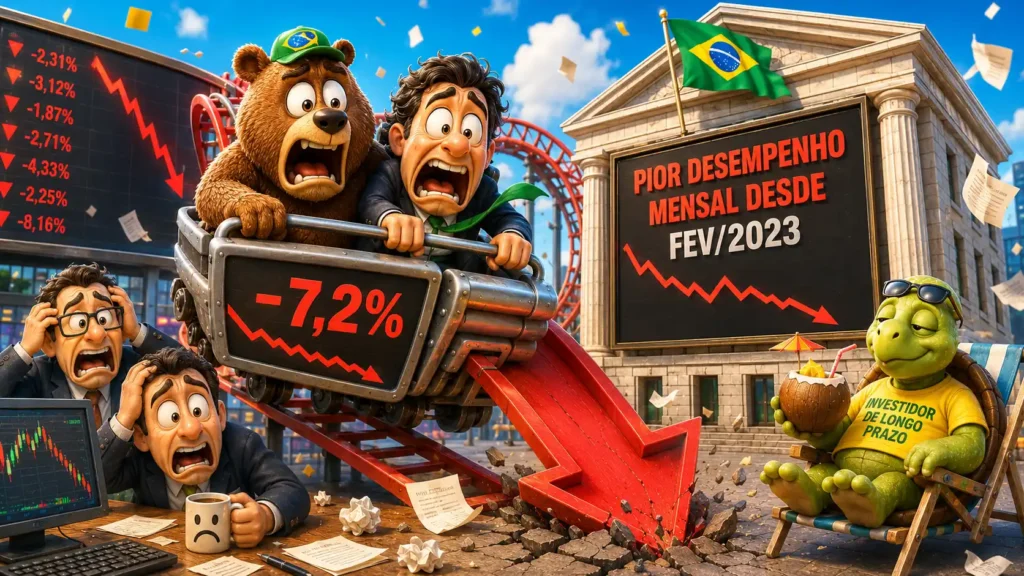 Ibovespa fecha maio com a pior queda mensal em mais de dois anos