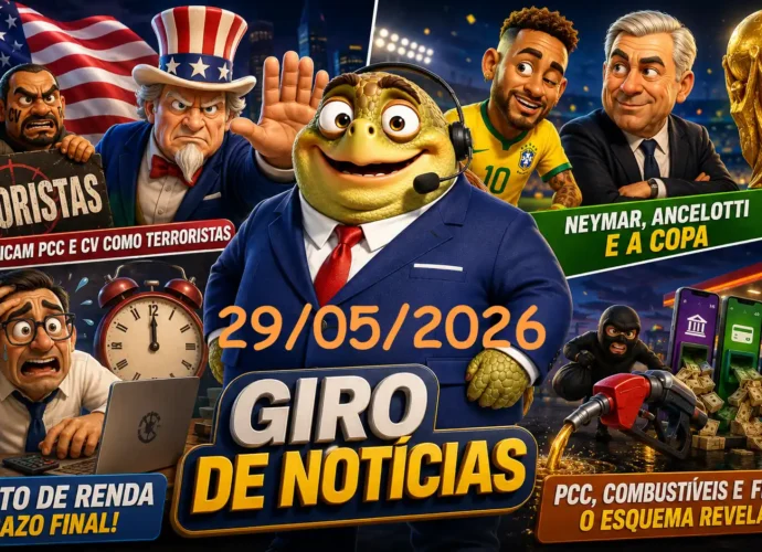 PCC como terrorista, Neymar na dúvida e o prazo do IR: o que aconteceu hoje
