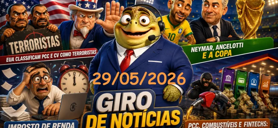 PCC como terrorista, Neymar na dúvida e o prazo do IR: o que aconteceu hoje