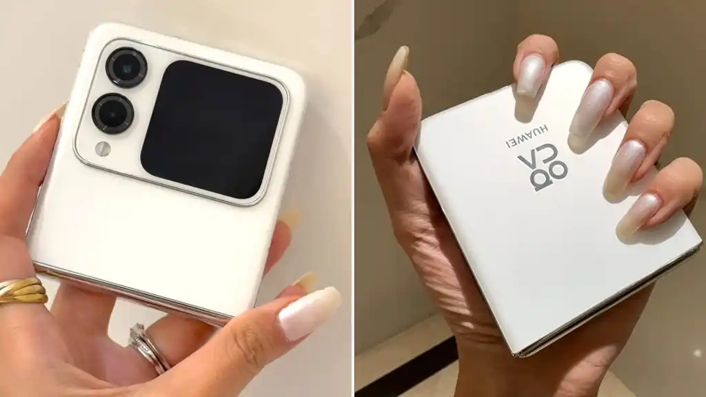Huawei Nova Flip back - Image Credits -MyDrivers