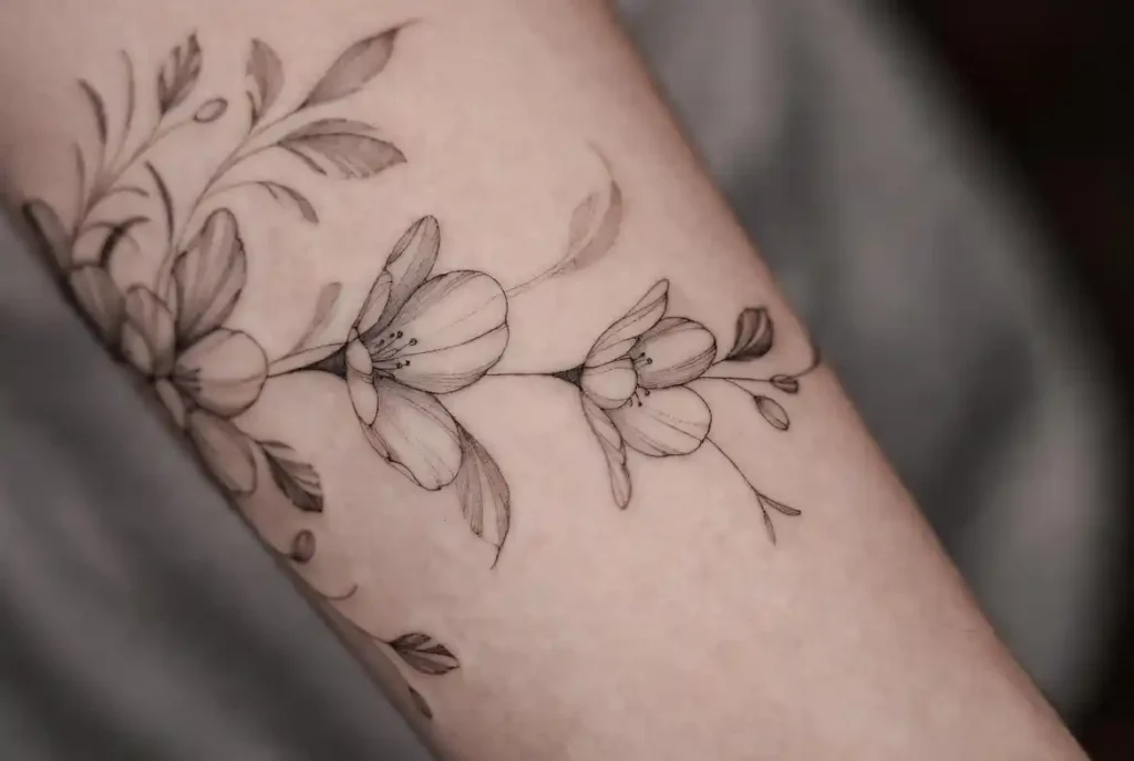 tatuagem fineline tendência