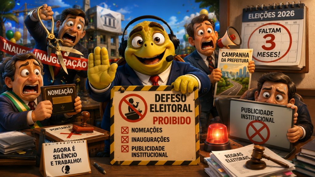 Defeso eleitoral 2026: restrições a agentes públicos entram em vigor hoje