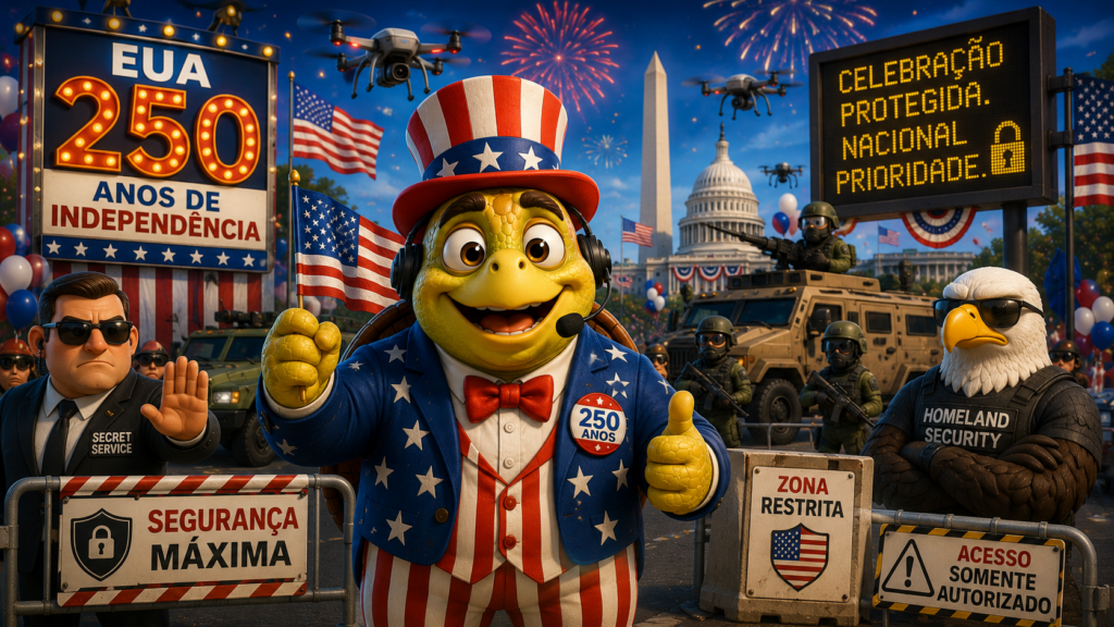 Estados Unidos celebram 250 anos de independência sob forte esquema de segurança